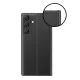 Flip Case for Samsung Galaxy A35 New Sleep View with Stand, Black