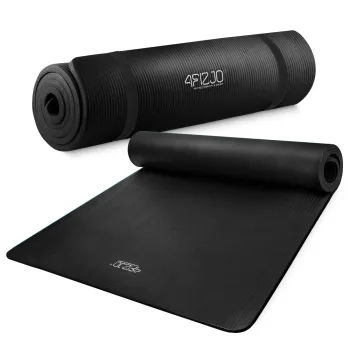 4Fizjo NBR Fitness and Yoga Mat 190x100x1.5 cm, Black