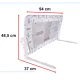 Baby Toddler Side Safety Protective Bed Rail Barrier, 90 cm, Elephant
