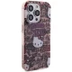 Hello Kitty iPhone 14 Pro Case IML Tags Graffiti, Pink