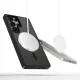 Tech-Protect MagMat MagSafe Case for Samsung Galaxy S25 Ultra, Clear Black