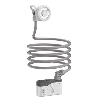 Flextail Max Shower portatīvā duša ar sūkni, balta