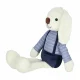 Plush Bunny Toy in Blue Shorts 36 cm