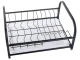 Metal Dish Drainer Rack with Tray, Black