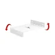 Maclean MC-107 W Under-Desk Cable Organizer, 5kg, White