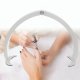 Foldable Half Moon LED Lamp for Manicure & Lashes 320LED 40W, White