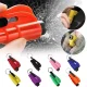 Car Safety Hammer T-Phox with Window Breaker and Seatbelt Cutter, Black