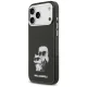 Karl Lagerfeld IML Aquarelle Choupette & Logo MagSafe Case for iPhone 17 Pro Max, Black