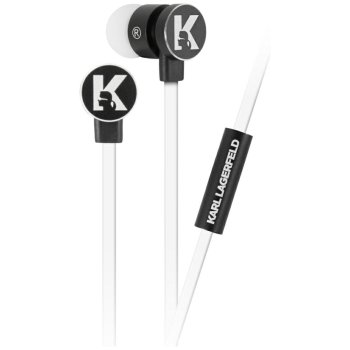 Karl Lagerfeld 3.5mm vadu austiņas melnas/baltas
