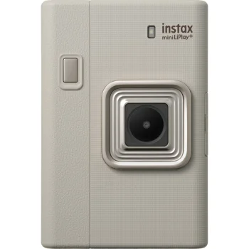 Fujifilm instax mini LiPlay+ Instant Camera, Sand Beige