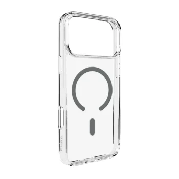 Puro iPhone 17 Pro Max Case Lite Mag, Transparent with Gray Ring