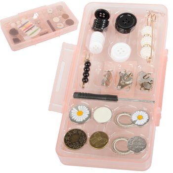 40-in-1 Travel Sewing Kit with Accessories and Case for Quick Repairs