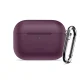 Tech-Protect Silicone Hook case for Apple AirPods 3, burgundy