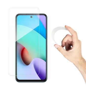 Hybrid Screen Protector Wozinsky Nano Flexi for Xiaomi Redmi 10, 9H, 0.15 mm