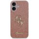 Guess Fixed Glitter Big 4G vāciņš iPhone 17 - Rozā | Phone Case Cover Pink