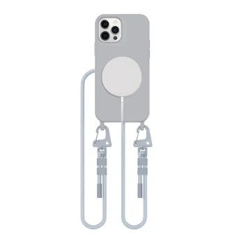 Tech-Protect iPhone 12 / 12 Pro Case MagNecklace MagSafe, Gray