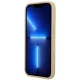 Guess Saffiano Triangle Logo Case for iPhone 14 Pro Max - Beige