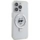 Karl Lagerfeld iPhone 15 Pro Case Ring Stand Choupette Head MagSafe, White
