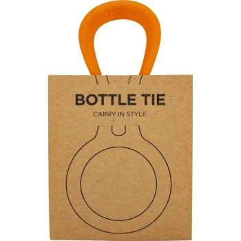 Silicone Water Bottle Holder 24Bottles Bottle Tie, Total Orange