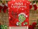 Christmas Chair Back Cover, Grinch
