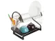Two-Tier Dish Drainer, Black