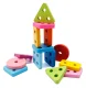 Bakalu KZ0901 Wooden Shape Sorter and Stacker