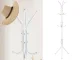 Standing Clothes Rack and Coat Hanger, 174cm, White