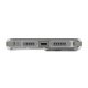 Uniq Combat iPhone 15 Pro 6.1" case Magclick Charging gray/frost gray
