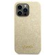 Guess Glitter Script Case for iPhone 14 Pro Gold