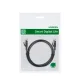 Ugreen NW102 50179 Flat LAN Ethernet Cat. 6 Network Cable 12m - Black