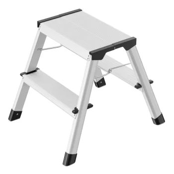 Step Ladder Hailo D60 StandardLine 2 x 2, Silver