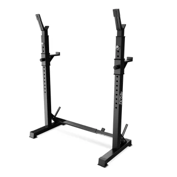 4Fizjo PRO Adjustable Barbell Stand with Safety Spotters