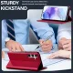 Samsung Galaxy A55 ( SM-A556B/DS ) LC.IMEEKE PU Leather Wallet Protective Book Case Cover, Red