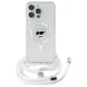 Karl Lagerfeld iPhone 16 Pro Max Case IML Choupette Head & Cord MagSafe, Clear