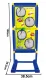 Shooting Game Air Popper Playset Toy Gun Blaster Weapon with Ball Bullets and Target