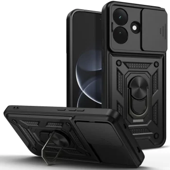 Tech-Protect CamShield Pro Case for Xiaomi Redmi Note 17 Pro 5G, Black