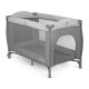 Toddler Travel Crib, Bed, 125x65x78 cm, Grey