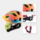 Rockbros TT-32SOYB-S Children\'s Bike Helmet with Detachable Chinbar S, Yellow/Orange