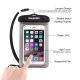 Waterproof Phone Case Cover Pouch Dry Bag for Phone, 21 x 11.5 x 1.2cm, Black