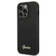 Guess iPhone 14 Pro Case Glitter Script, Black