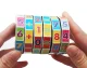 Math learning cylinder toy for kids, compact, multicolor