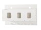 Hanging Bathroom Shelf with Hooks, White