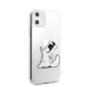 Karl Lagerfeld Choupette Fun dėklas iPhone 11 / XR, skaidrus