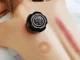 Electric Cupping Massager with Heat & 12 Suction Levels for Pain Relief, Black