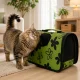 Green Pet Carrier Bag for Cats and Dogs, XL, 53x29x21 cm