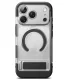 Ringke UX Magnetic Case for iPhone 18 Pro Max / 17 Pro Max with Kickstand, Black Clear