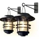 Forever Light SUNARI FLS-40 LED Solar Lamp, Black