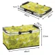 Folding Thermal Picnic Basket with Aluminum Frame, Green