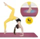 4Fizjo 1911 NBR Fitness and Yoga Mat 180x60x1 cm, Burgundy