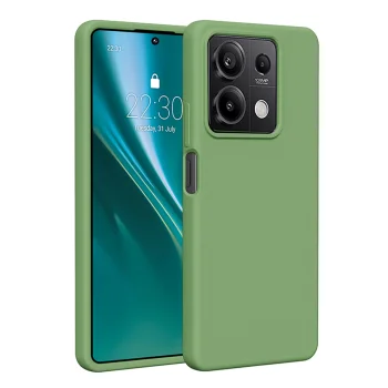 Etteri Silicone Case for Xiaomi Redmi Note 13 5G Light Green